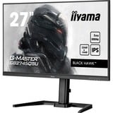 iiyama G-Master Black Hawk GB2745QSU-B1 27" gaming monitor Zwart, 100Hz, HDMI, DisplayPort, USB, Audio	