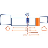 BOLD SX-63 Bold Smart Cylinder elektronisch deurslot 