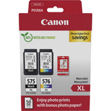 Canon Valuepack PG-575XL/CL-576XL inkt Zwart, cyaan, magenta, geel, fotopapier