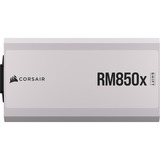 Corsair RM850x SHIFT White, 850W voeding  Wit, 3x PCIe, 1x 12VHPWR, Kabelmanagement