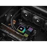 Corsair iCUE H150i RGB ELITE waterkoeling Zwart, 4-pins PWM fan-connector