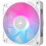 Corsair iCUE LINK RX120 RGB White 120 mm PWM-fan, Starterskit case fan Wit, 4-pin PWM