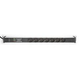 Digitus DN-95412 stekkerdoos Zwart/aluminium