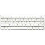 Ducky One 3 SF RGB mechanisch gaming toetsenbord Wit, BE lay-out (AZERTY), Cherry MX RGB Speed Silver, 65%