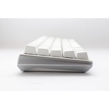 Ducky One 3 SF White, gaming toetsenbord Wit/zilver, BE Lay-out, Cherry MX RGB Speed Silver, RGB leds, 65%, ABS