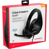 HyperX Cloud Stinger S over-ear gaming headset Zwart, Pc