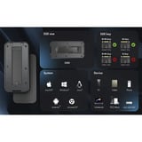 ICY BOX IB-1980M-80G externe behuizing Zwart