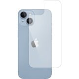 Just in Case iPhone 15 Plus - Back Cover Tempered Glass - Clear beschermfolie Transparant
