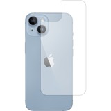 Just in Case iPhone 15 Plus - Back Cover Tempered Glass - Clear screenprotector Transparant
