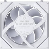 Lian Li UNI FAN SL-INF LCD FLEX 120 Wireless RGB case fan Wit, 120 x 124 x 28 mm, PWM