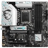 MSI B760M GAMING PLUS WIFI socket 1700 moederbord Zwart/zilver, RAID, 2.5 Gb-LAN, Wi-Fi 6E, BT, Sound, µATX