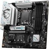 MSI B760M GAMING PLUS WIFI socket 1700 moederbord Zwart/zilver, RAID, 2.5 Gb-LAN, Wi-Fi 6E, BT, Sound, µATX