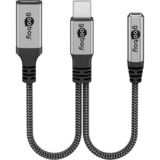 goobay USB-C > USB-C + 3.5 mm jack adapter 