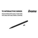 iiyama ProLite TE9813A-B1AG 97.5" 4K Ultra HD Public Display Zwart, Touch, HDMI, DisplayPort, Audio, LAN, WiFi 6, USB-C, Android 14