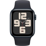 Apple Watch SE (2023) smartwatch Donkerblauw/donkerblauw, 40 mm, Sportbandje (S/M), Aluminium