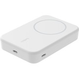 Belkin BoostCharge Pro magnetische draadloze 10.000 mAh powerbank + standaard - 15 W Wit
