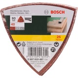 Bosch Schuurpapier Set Delta 40 Korrelgrootte 40, 25 delig