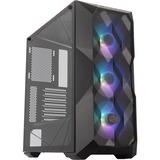 Cooler Master MasterBox TD500 Mesh Tower-behuizing Zwart | 2x USB-A 3.2 (5 Gbit/s) | 2x Audio | Window-kit