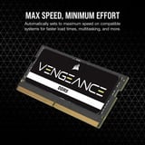 Corsair 32 GB DDR5-5600 (1x 32 GB) laptopgeheugen Zwart, Vengeance