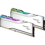 G.Skill Trident Z5 Royal 64 GB DDR5-6400 (2x 32 GB) werkgeheugen Zilver, F5-6400J3239G32GX2-TR5S, XMP 3.0