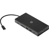 HP HP USB-C Multi Port Reisehub EURO usb-hub Zwart