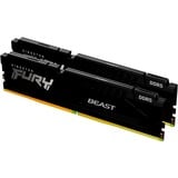 Kingston FURY 32 GB DDR5-6000 (2x 16 GB) Kit werkgeheugen Zwart, KF560C30BBEK2-32, Beast, XMP, EXPO