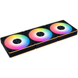 Lian Li UNI FAN CL FLEX 120 REVERSE RGB case fans Zwart, 3 stuks, 120 x 124 x 28 mm, PWM, Incl. controller