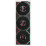 Lian Li UNI FAN TL LCD FLEX Reverse 120 Wireless RGB case fans Zwart, 3 stuks, 124 x 120 x 28 mm, PWM