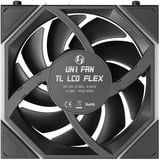 Lian Li UNI FAN TL LCD FLEX Reverse 120 Wireless RGB case fans Zwart, 3 stuks, 124 x 120 x 28 mm, PWM