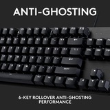 Logitech G413 TKL SE mechanisch gaming toetsenbord Zwart, US-International lay-out (QWERTY), GL Tactile, 80% (TKL)	