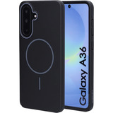 Mobiparts Samsung Galaxy A36 - Slim Line MagSafe Case telefoonhoesje Zwart