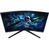 SAMSUNG Odyssey G5 G55C 27" Curved gaming monitor Zwart, 1x HDMI, 1x DisplayPort, 165 Hz