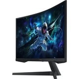 SAMSUNG Odyssey G5 G55C 27" curved gaming monitor Zwart, HDMI, DisplayPort, 165 Hz