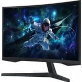 Samsung Odyssey G5 G55C 27" curved gaming monitor Zwart, HDMI, DisplayPort, 165 Hz