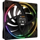 be quiet! Light Wings PWM high-speed RGB case fans Zwart, 3 stuks, 120 x 120 x 25 mm