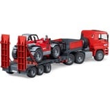 bruder MAN TGA dieplader met Manitou MLT633 verreiker  Modelvoertuig 02774