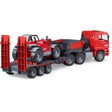 bruder MAN TGA dieplader met Manitou MLT633 verreiker  Modelvoertuig 02774