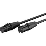 goobay XLR-aansluitkabel Zwart, 15 meter
