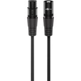 goobay XLR-aansluitkabel Zwart, 15 meter