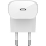 Belkin BoostCharge 30 W USB-C PD 3.0 PPS-wandlader + USB-C/USB-C-kabel Wit