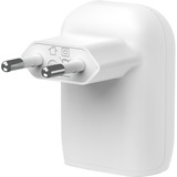 Belkin BoostCharge 30 W USB-C PD 3.0 PPS-wandlader + USB-C/USB-C-kabel Wit