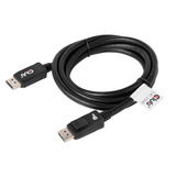 Club 3D Displayport 1.4 VESA gecertificeerde kabel male-male Zwart, 2 meter, 8K 60Hz, 32.4Gbps