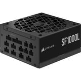 Corsair SF1000L 1000W voeding  Zwart, 5x PCIe, 12VHPWR, kabelmanagement