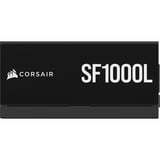 Corsair SF1000L 1000W voeding  Zwart, 5x PCIe, 12VHPWR, kabelmanagement