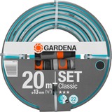 GARDENA Classic slang 13 mm (1/2"), met accessoires Grijs/turquoise, 18008-20, 20 m