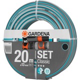 GARDENA Classic slang 13 mm (1/2"), met accessoires Grijs/turquoise, 18008-20, 20 m