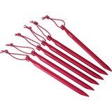 MSR MSR Groundhog Stake Kit (6 stakes) Haring Rood, 6 stuks