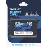 Patriot Burst Elite 480 GB SSD Zwart, PBE480GS25SSDR, SATA 6 Gb/s