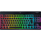Razer BlackWidow V4 Low-Profile, gaming toetsenbord Zwart, US lay-out, Razer Low-Profile Orange, RGB leds, TKL