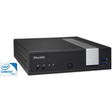 Shuttle Barebone DL10J Intel Celeron J4005 Zwart